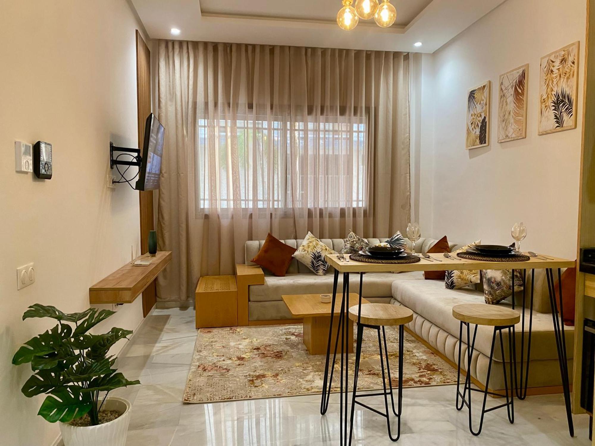 Elegance En 40 Metres Nouaceur Apartment ภายนอก รูปภาพ